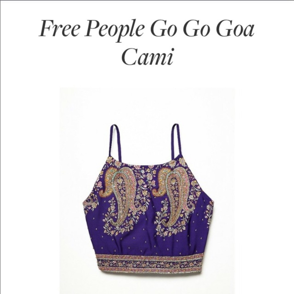 Not selling! In search of Free people go goa cami!